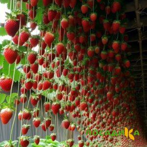Клубника ампельная Анастасия купить по цене от 370р. в интернет-магазине «Посадика» с доставкой почтой в в Инсаре и по всей России – [изображение №1].